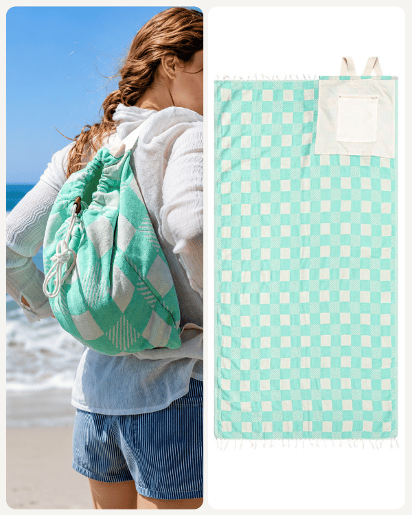 Checker Towel Bag  - Florida Keys