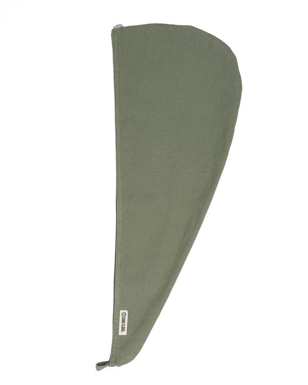 Terra Hair Towel - Hedge Green